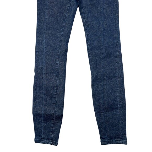 Pilcro Anthropologie Womens Mid-Rise Skinny Jeans Dark Wash Pants Size 25 - Picture 12 of 14
